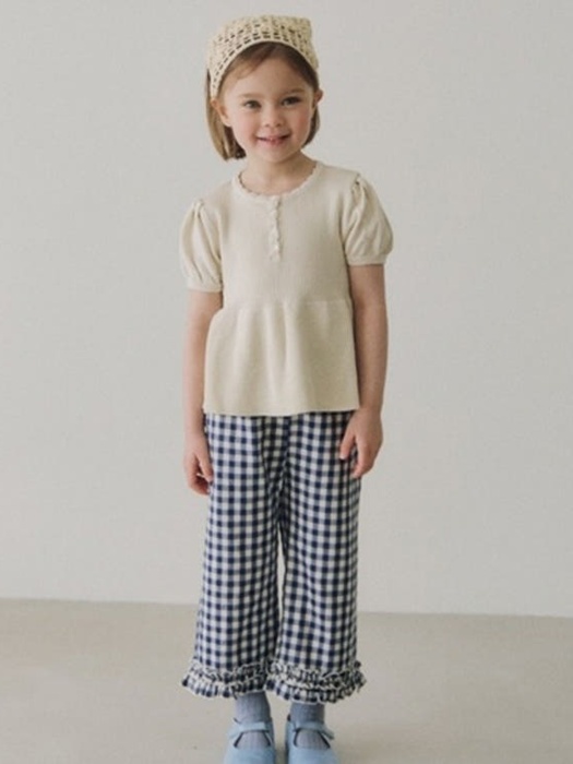 Checky Frill Pants