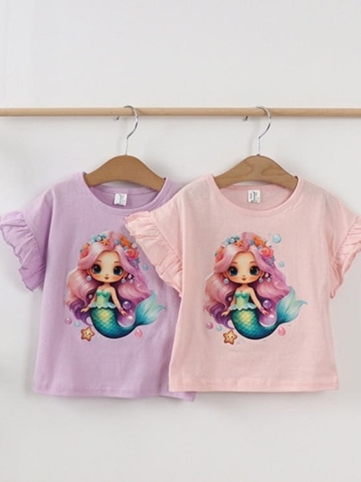 Mermaid Frill Sleeveless Tee Mermaid Frill Sleeveless Tee