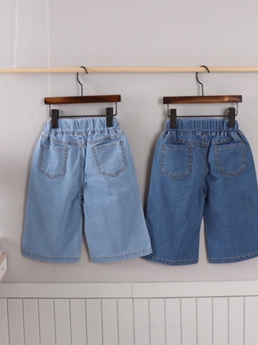Denim Wide Span Pants