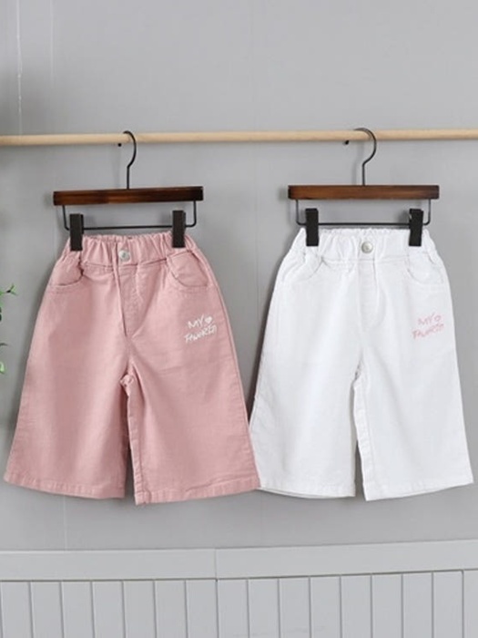 Cotton Span Wide Pants