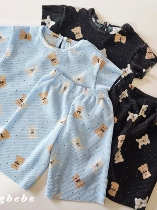 Bear Rabbit Pleats Set