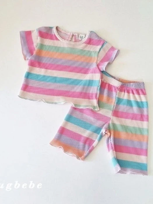 Rainbow Pleats Set
