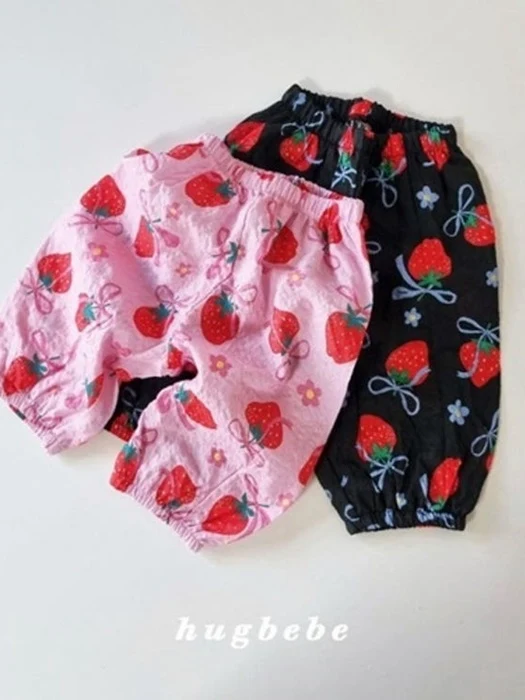 Berry Pop Cropped Pants