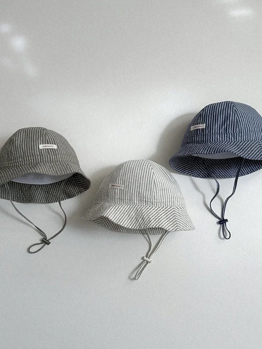 Stripe Summer Bucket Hat