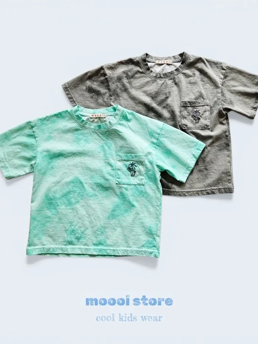Palm Tree Water Print Tee