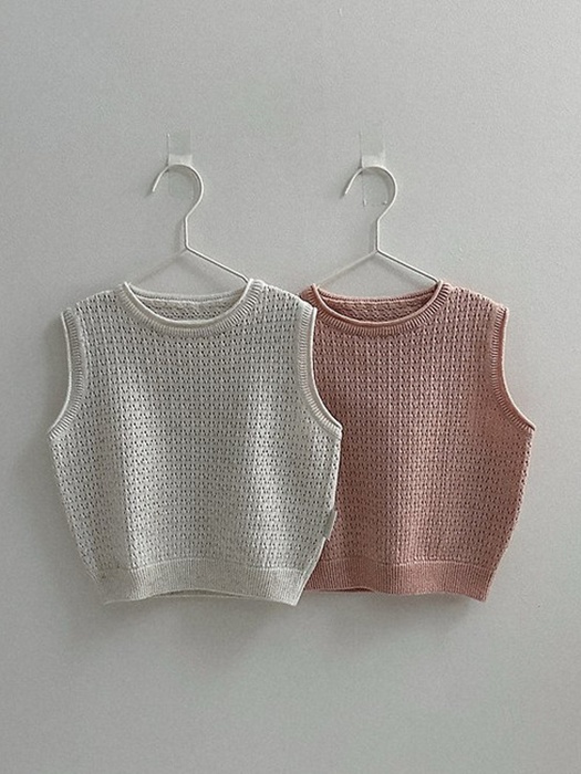 Eyelet Knit Vest Eyelet Knit Vest