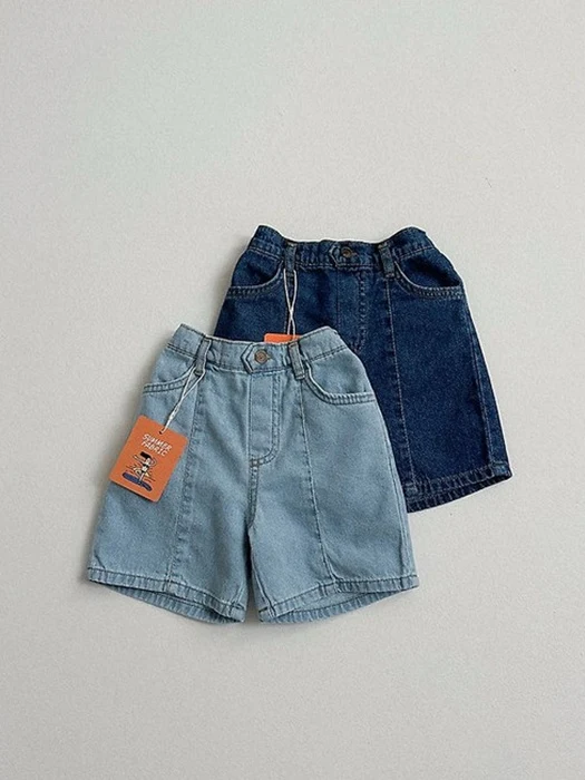 Button Denim Shorts Button Denim Shorts