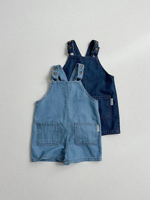 Washed Denim Overalls Washed Denim Overalls
