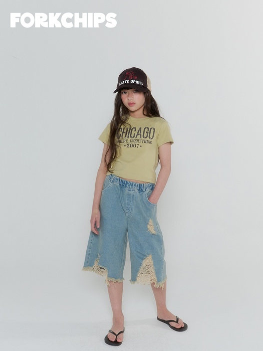 Grunge Denim Pants