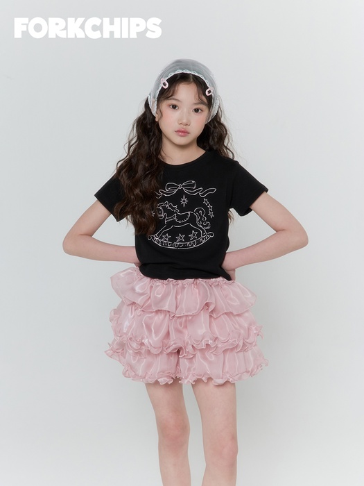 Horse Embroidery Tee Horse Embroidery Tee