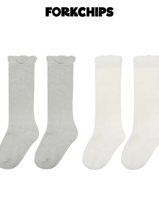 Eyelet Knee Socks Eyelet Knee Socks