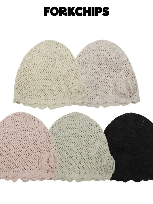 Rose Knit Beanie Rose Knit Beanie