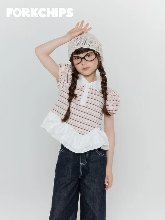 Eve Frill Collar Tee Eve Frill Collar Tee