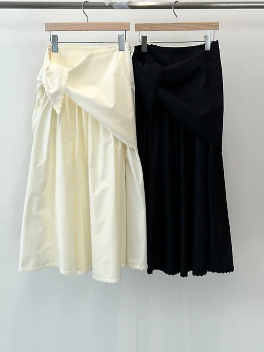 Wrap Scarf Long Skirt