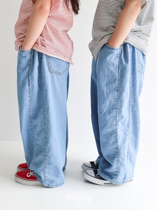 Aqua Wide Denim Pants Aqua Wide Denim Pants