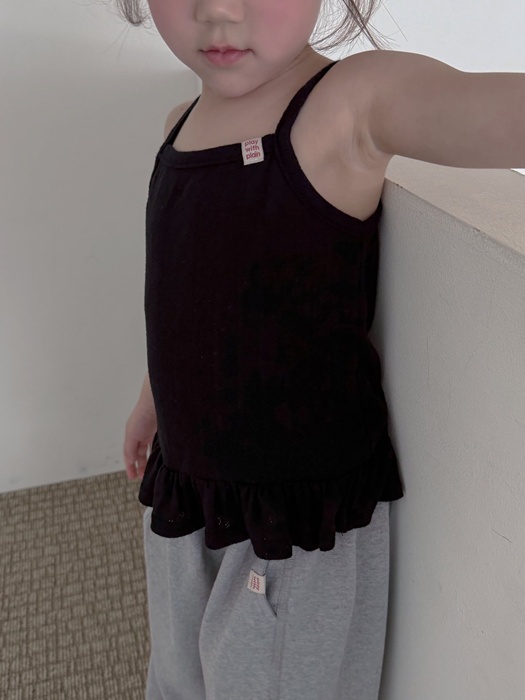 Eyelet Frill Sleeveless Eyelet Frill Sleeveless