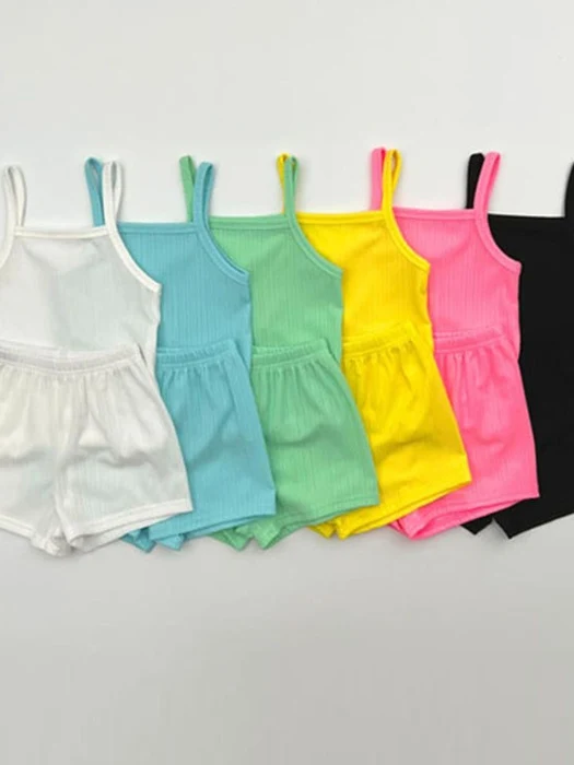 Pleated Sleeveless Set Pleated Sleeveless Set