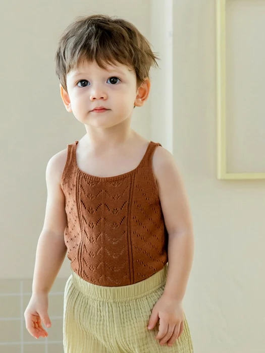 Betty Knit Baby Sleeveless Tee
