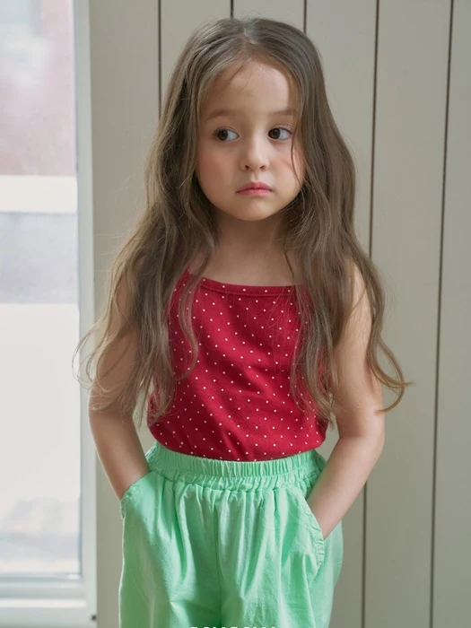 Dot Strap Sleeveless Top