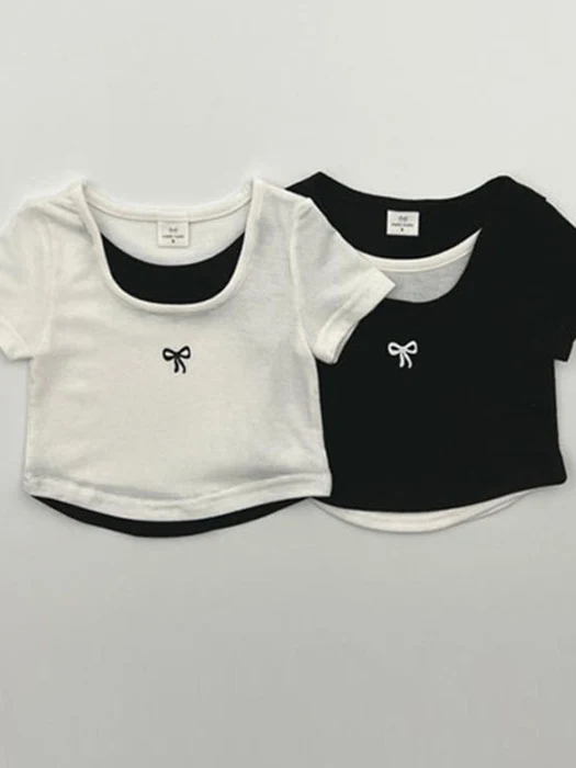 Layered Ribbon Tee Layered Ribbon Tee
