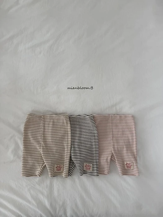 Bebe Striped Ribbed Pants