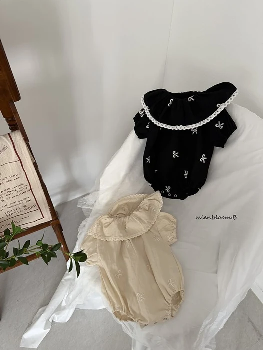 Bebe Ribbon Embroidered Suit Bebe Ribbon Embroidered Suit
