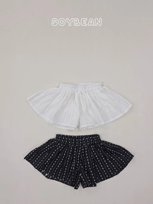 Embroidered Skirt Pants