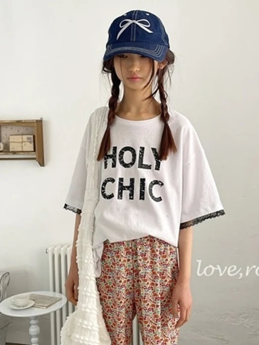 Lace Boxy Tee Lace Boxy Tee