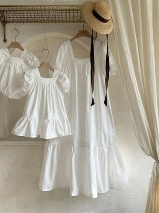 Rose Square Neck Suit