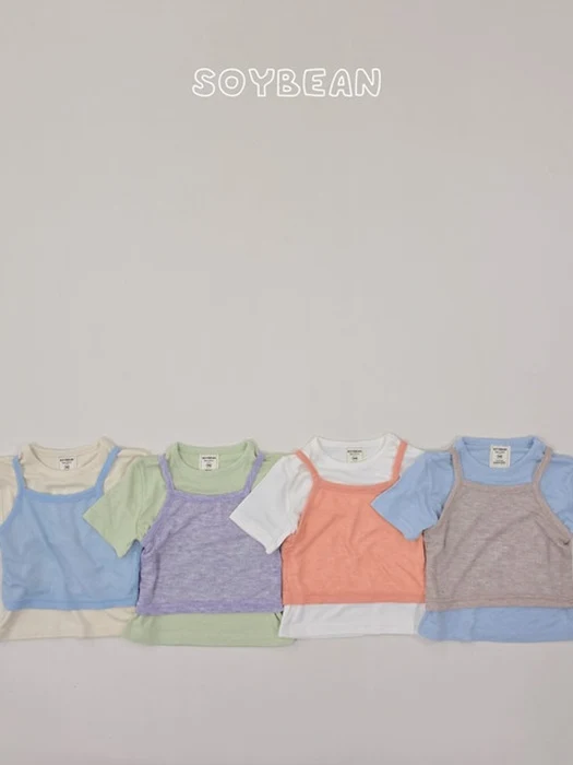 Tee Sleeveless Layered Set