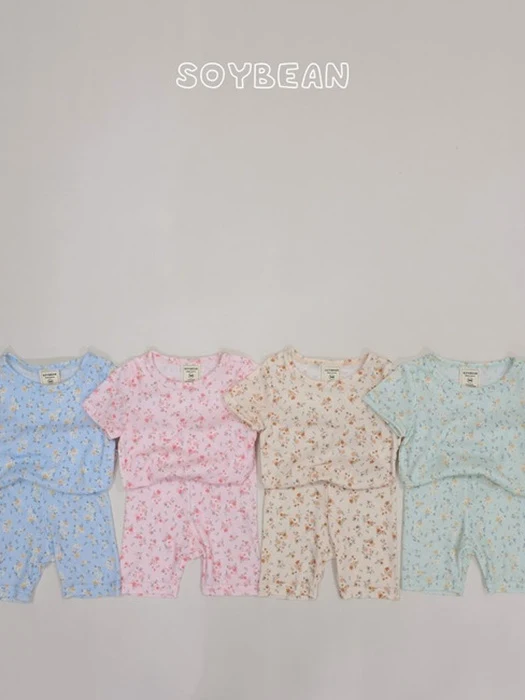 Summer Flower Pajama Set