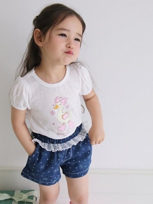 Ribbon Denim Pants Ribbon Denim Pants