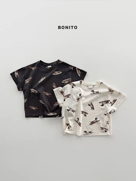 Surfing Dog Tee