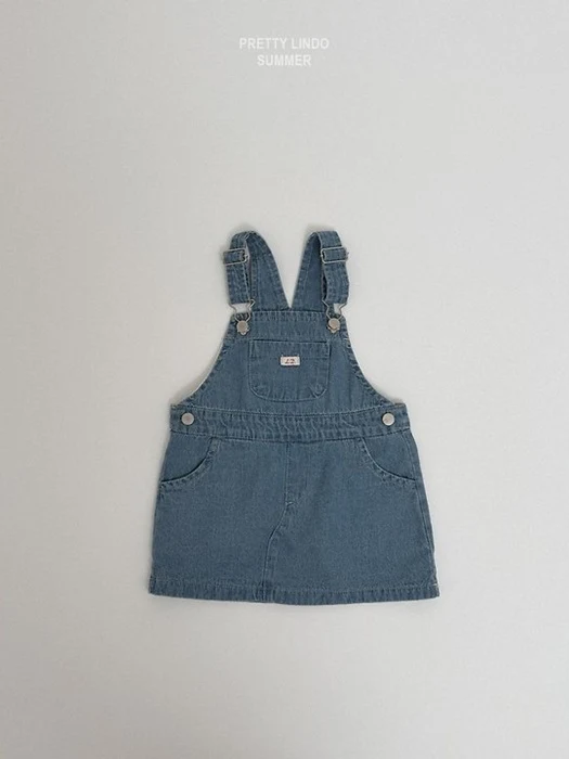 Denim Overall One-piece