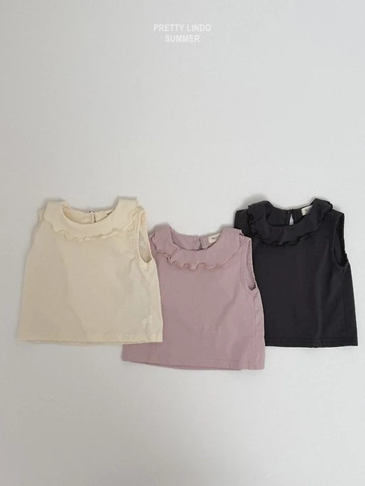 Frill Sleeveless Tee