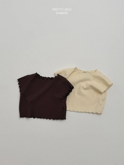 Span Raw-Edge Tee