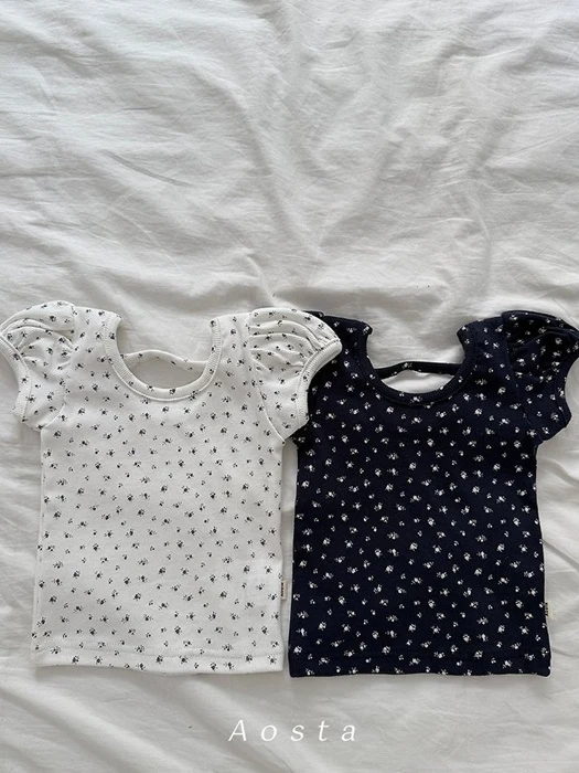 Open-Back Puff Blouse Open-Back Puff Blouse