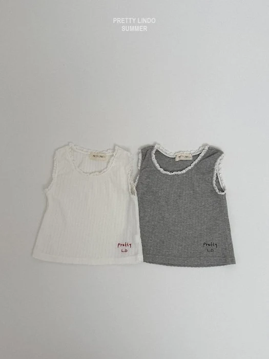 Lace Sleeveless Tee