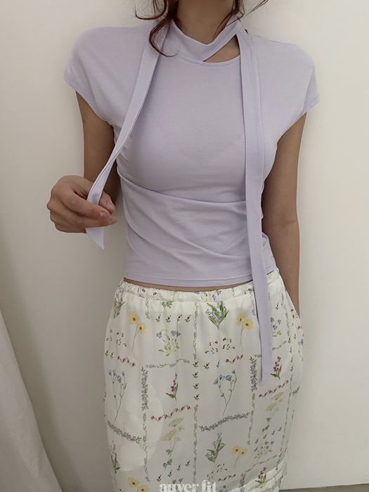 Como Tie Sleeveless Top