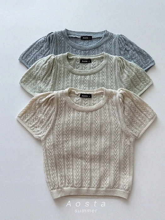 Nick Eyelet Tee