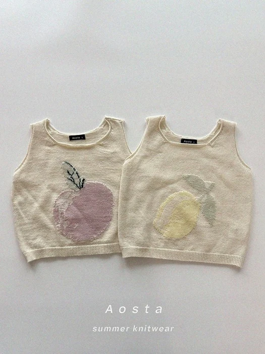 Knit Fruit Vest