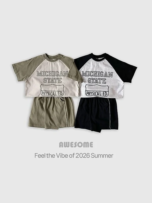 Michigan Raglan Set