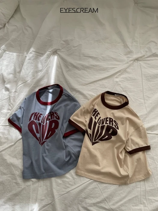 Typo Heart Ringer Tee