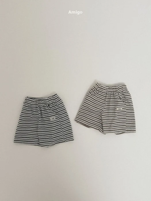 Cream Stripe Pants
