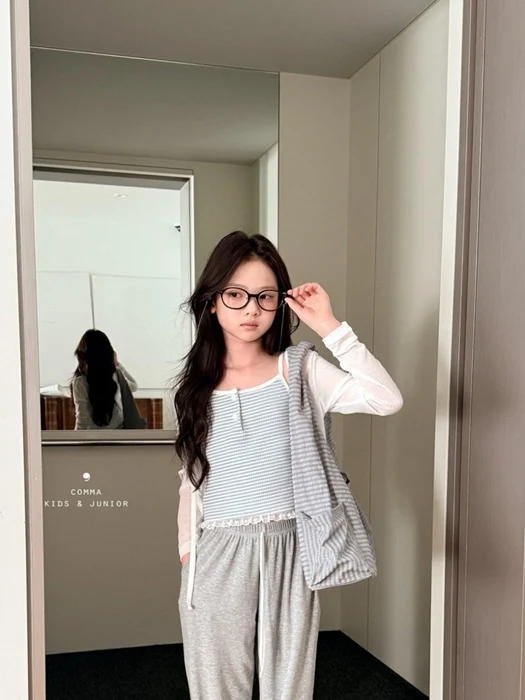 Stripe Strap Sleeveless