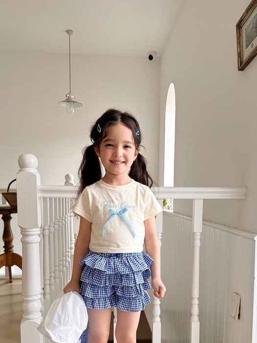 Check Ribbon Tee