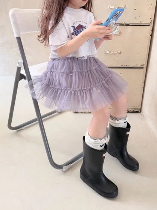 Tulle Tiered Skirt