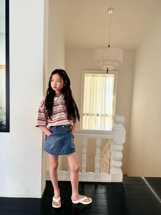 Stripe Collar Tee