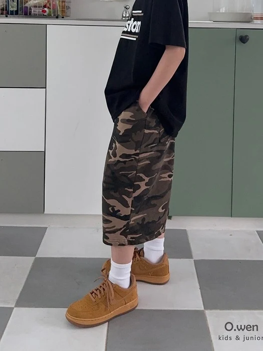 Camo Bermuda Pants