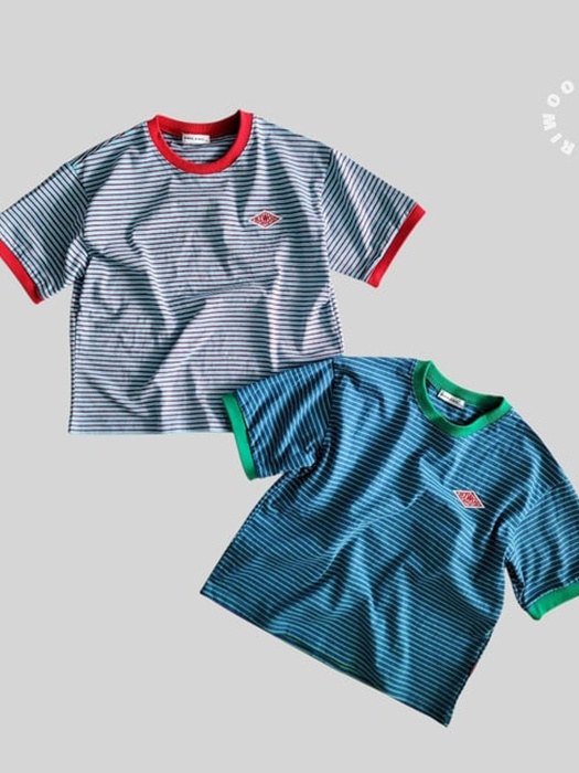 Toktok Stripe Short Sleeve Tee